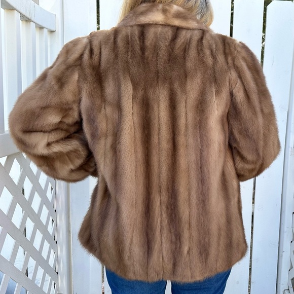 BUFFUM Jackets & Blazers - Vintage Mink red fox fur coat- by Buffums Ca.